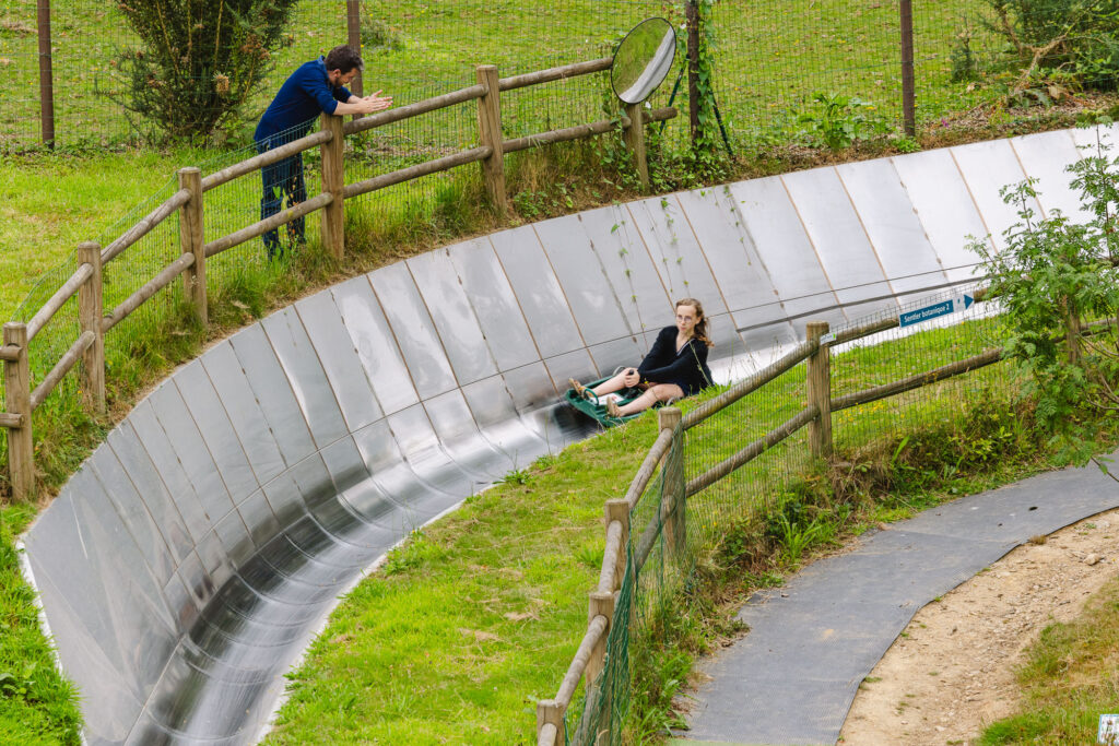 virage rapide luge d'été