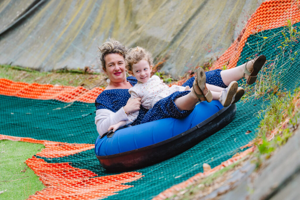Utilisateur piste de tubing
